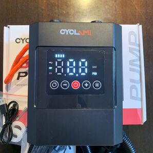 CYCLAMI 高圧電動エアポンプ(バッテリー内蔵) SUP カヤック ゴムボート用
