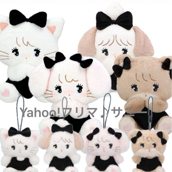 mikko characters BLACK RIBBON BIGぬいぐるみ マスコット プライズ