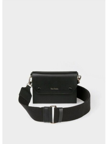 Paul Smith ポール・スミス ブラックメンズ ポール・スミス52,800円を↓訳有コンサティーナ ミニショルダーバッグ