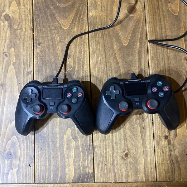 PS4 有線コントローラージャンク品2個セット