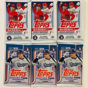 Topps トップス MLB SERIES 2 2025年版 メジャーリーグ カード Baseball card 他 6パック