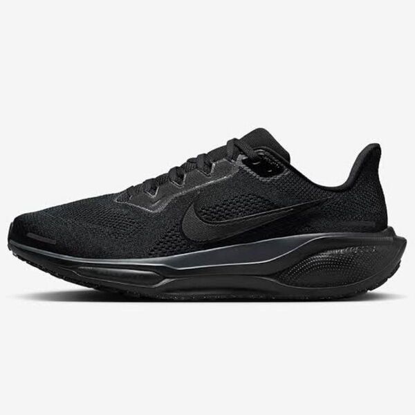 【美品】Nike 公式オンライン限定 ペガサス41 22.0 オールブラック ランニング NIKE