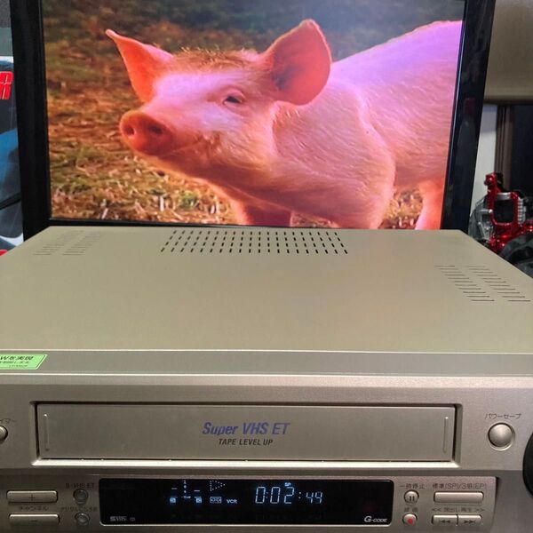 【メンテ済み動作品】 Victor S−VHSビデオデッキ HR−S200