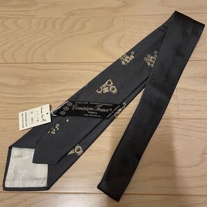 Dominique France ドミニクフランス シルクネクタイ 三王冠