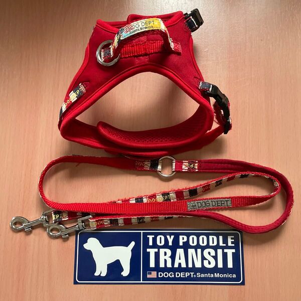 DOG DEPT ハーネス リード サイズXS 小型犬用 ステッカー