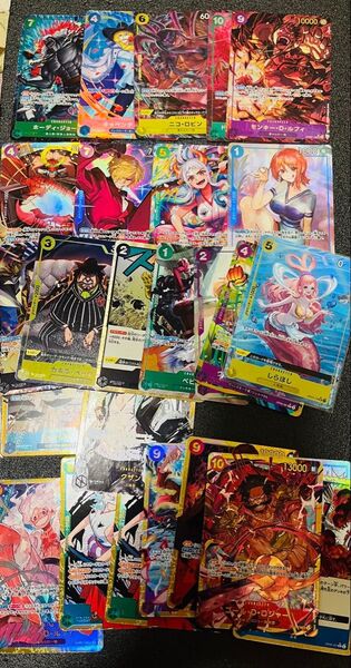 ワンピースカード パラレル SEC トレカ まとめ売り セット ゾロ ニカ ルフィ ヤマト 海軍 シークレット デッキ