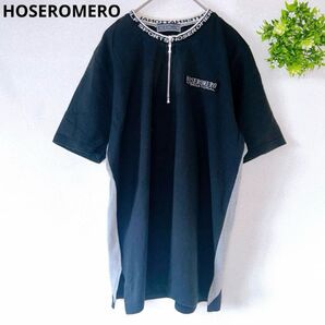 ホセロメロ HOSEROMERO ゴルフウェア Tシャツ 半袖 犬柄 ネイビー