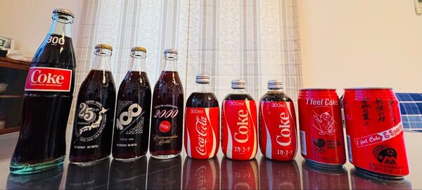 レア! 未開封 Coca-Cola コカコーラ 1980年代から ビン 缶 9本まとめて セット