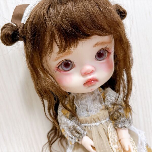 ★dayuanbao niuniu qbaby風 bjd カスタムドール 普通肌 アイ変更品