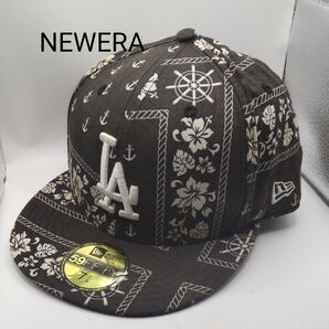 ◆702 NEWERA ロサンゼルスドジャース ブラック ニューエラ