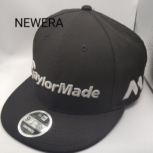 ◆704 NEWERA テーラーメイド ブラック キャップ 帽子 ニューエラ