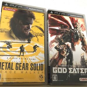 PSPソフト2本セット METAL GEAR SOLID PEACE WALKER/GOD EATER(ゴッドイーター)