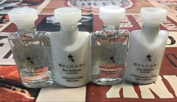 ブルガリ BVLGARI アメニティ シャンプー コンディショナー ボディソープ ボディローション 4点セット