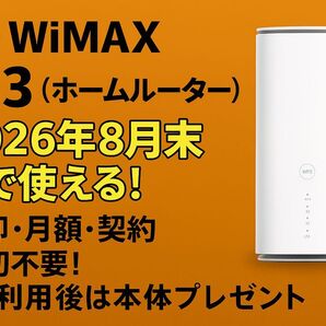 在庫処分 UQ WiMAX 無制限 5G L13 ホームルーター レンタルWIFI 2026年8月末まで 即使用OK