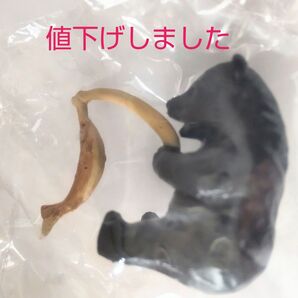 北海道限定 カプセルコレクション ガチャ 木彫り熊VS木彫り鮭 鮭釣り熊