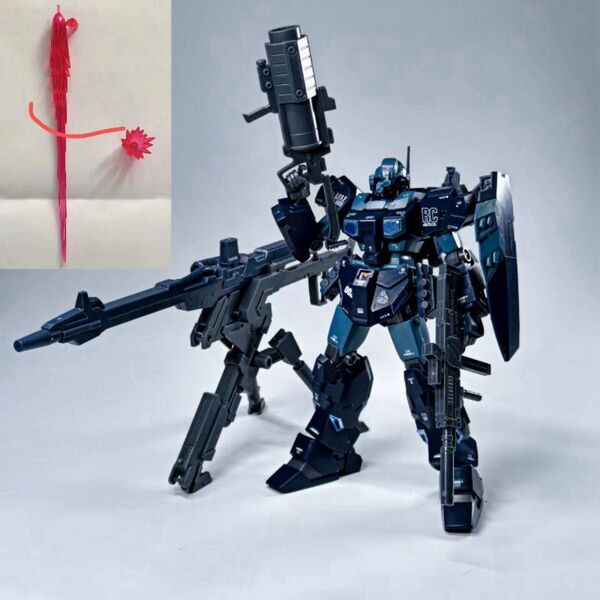 HGUC 1/144 ジェスタ (シェザール隊仕様 B&C班装備)エフェクトパーツ付き 海外製プラモデル 未組立品