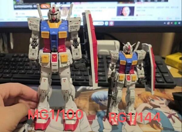 RGV2.0様式 MG1/100 RX78-2 ガンダム + 武器セット 海外製プラモデル 未組立品