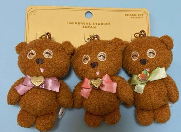 USJ限定 ティム ぬいぐるみ チャームセット 新品 ミニオンズ ボブ マスコット