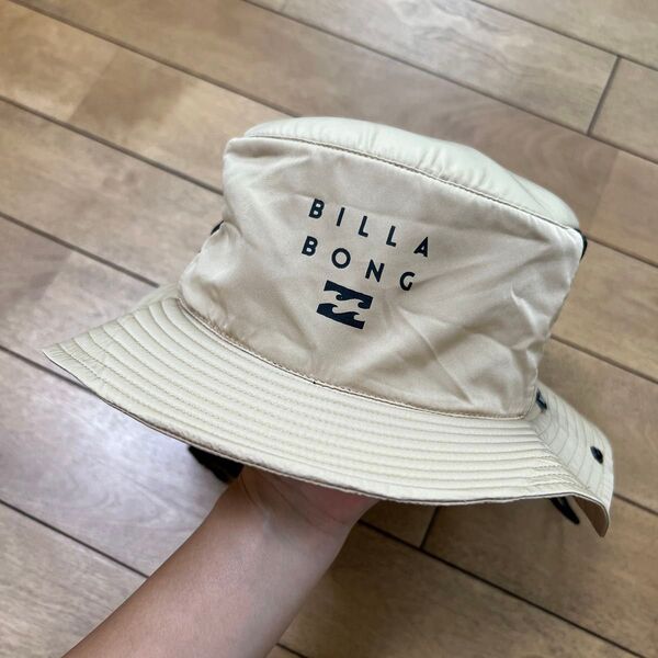 新品 BILLA BONG ベージュ バケットハット 帽子 バケハ