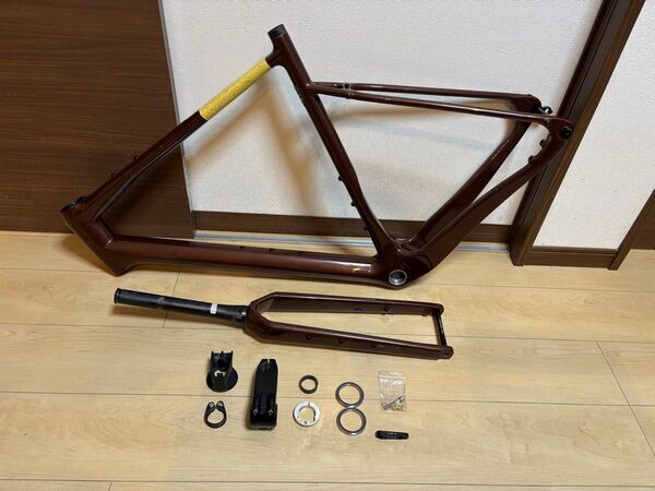 中古美品 ダボス DAVOS D-309 ネオスポルティーフVer.2 サイズXL Galaxy Brown フレームセット