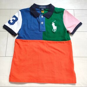 ポロラルフローレン 100cm ビッグポニー 半袖ポロシャツ マルチカラー キッズ 半袖ポロシャツ ベビー服 男の子