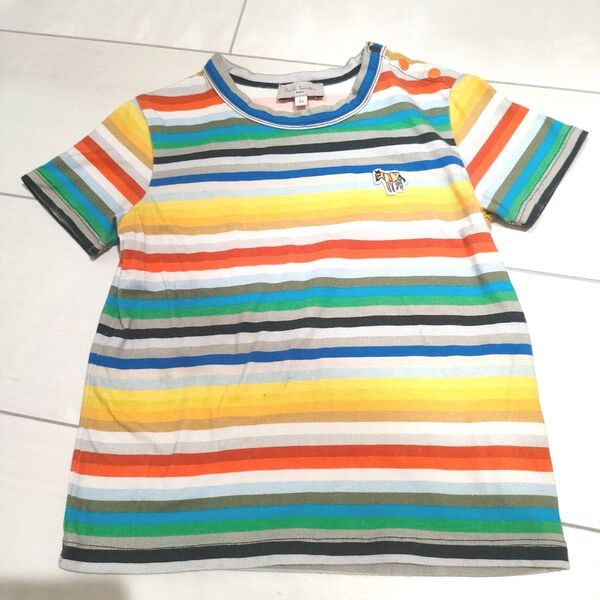 ポールスミスベビー 2A 80cm 90cm 定番カラー 半袖Tシャツ キッズ ボーダーPaul Smith 子供服