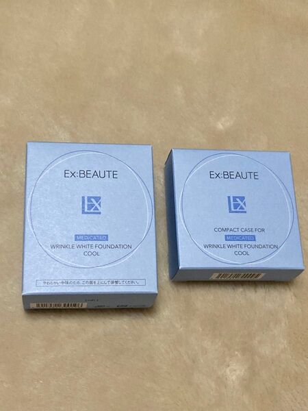 エクスボーテ 薬用リンクルホワイト ファンデーションクール 美容液ファンデーション レフィル コンパクトケース セット売り 限定品