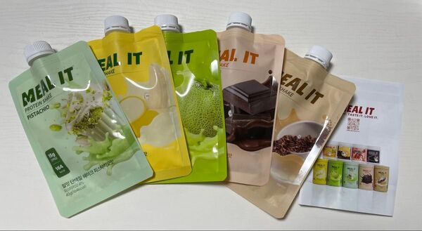 新品未開封 ミルイット パウチ プロテイン チョコ コーヒー ピスタチオ バナナ メロン 韓国 ダイエット MEAL IT