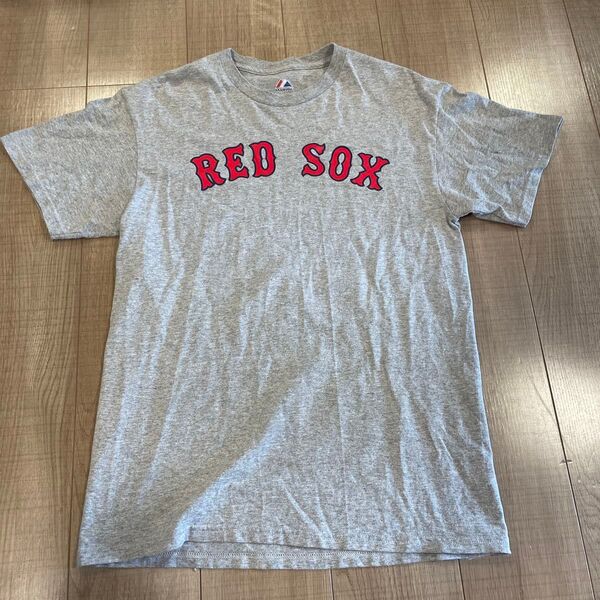 Majestic マジェスティック MLB RED SOX レッドソックス ホンジュラス製 Tシャツ ベイスボールTシャツ M