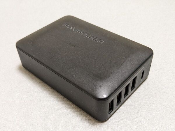 RAVPOWER USB充電器 5ポート USB-A+USB-C 合計60W 急速充電 RP-PC059
