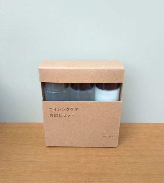未使用 無印良品 MUJI エイジングケア お試しセット 発酵導入化粧水 化粧水 乳液 ローション ブースター スキンミルク