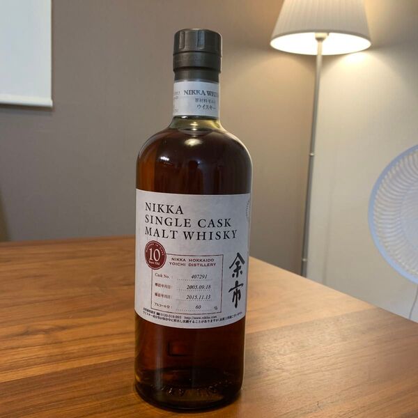 ニッカ シングルカスク 余市10年 2005-2015年 700ml 60% NIKKA 未開封