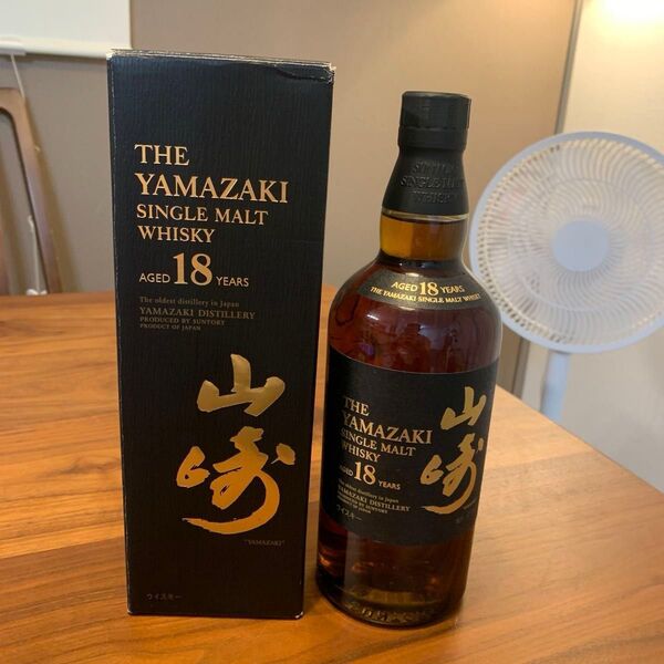 サントリーシングルモルトウイスキー 山崎18年 旧ラベル 箱付き 古酒 SUNTORY WHISKY I 未開封(3)