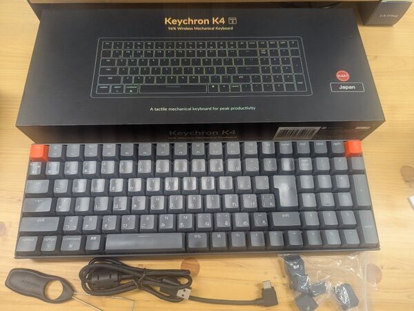 Keychron K4 JIS配列 キーボード(赤軸)日本語配列