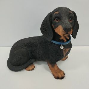 ダックスフンド 犬 置物 インテリア リアル オブジェ本物そっくり