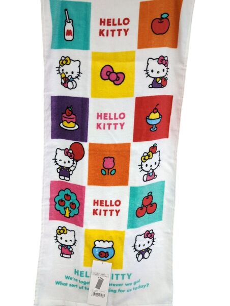 サンリオ ハローキティデザイン フェイスタオル 新品未使用品