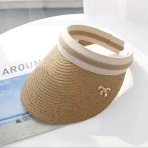 サンバイザー 麦わら帽子 ゴルフ 旅行アウトドア 日焼け防止 日よけ つば広