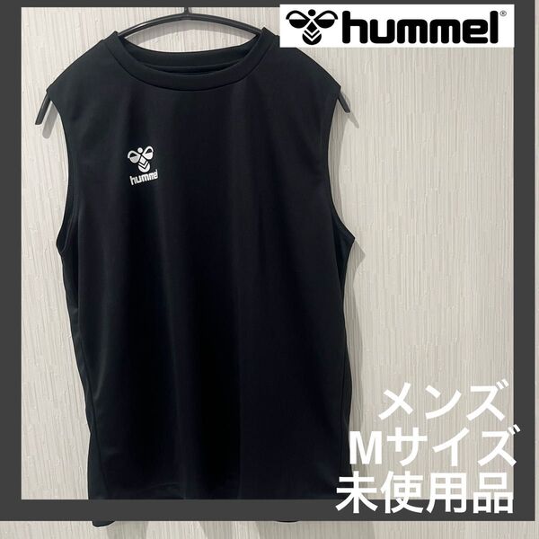 hummel メンズ ノースリーブシャツ M ブラック 未使用