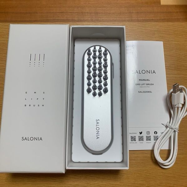 SALONIA EMS LIFT BRUSH サロニア EMSリフトブラシ SAL22206SL EMS美顔器