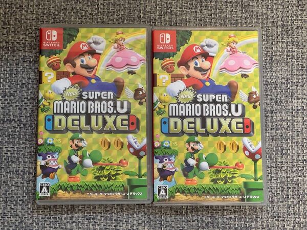 Nintendo Switch New スーパーマリオブラザーズ U デラックス 2本セット