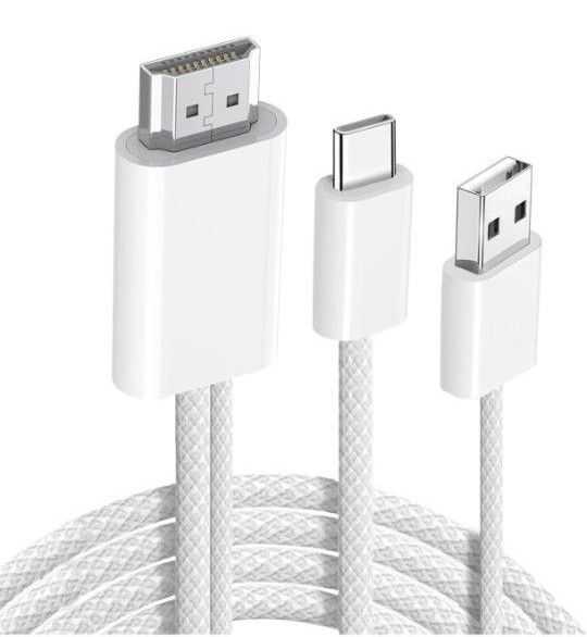 Type C to HDMI 変換ケーブル 【4K@60Hz】 1.8M Type C HDMI変換アダプタ 4K映像出力