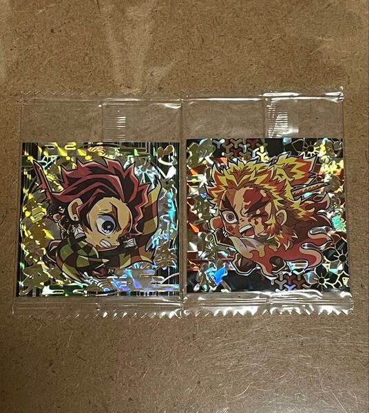 鬼滅の刃 にふぉるめーしょん シールウエハース 竈門炭治郎 煉獄杏寿郎