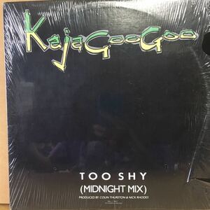 12' ジャケ付US盤　KAJA GOO GOO / TOO SHY　※ MIDNIGHT MIX