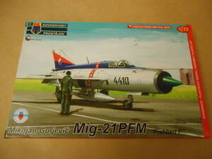 〔全国一律送料340円込〕1/72 KPモデル ミコヤン MiG-21PFM フィッシュベッドF