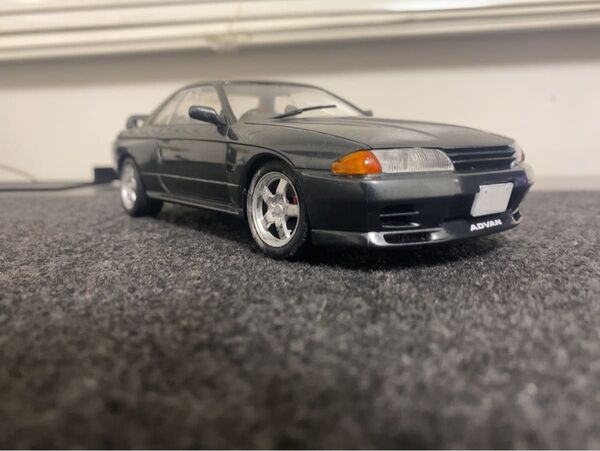アオシマ? R32 スカイライン GT-R 完成品 (ジャンク)