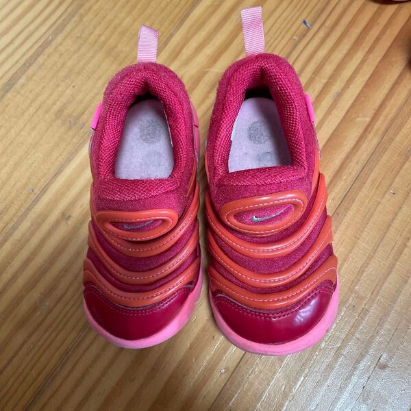 NIKE キッズ スニーカー ピンク×レッド 14cm 15cm