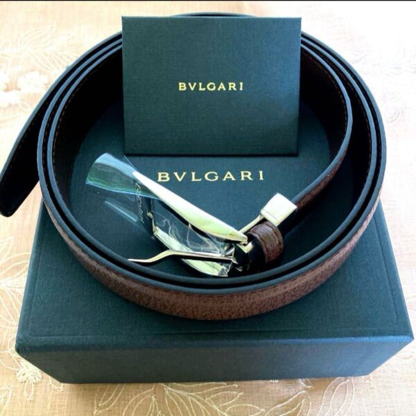 【BVLGARI 】ブルガリメンズベルト 新品・未使用
