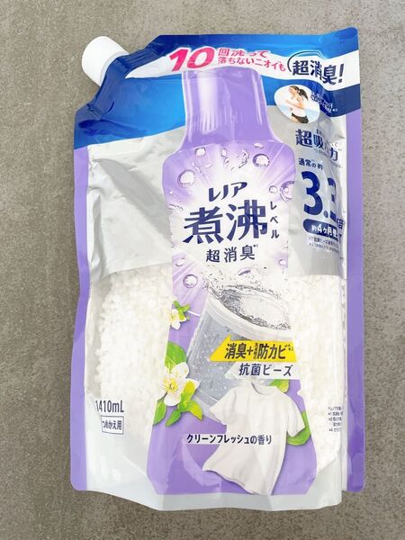 ※価格相談不可※レノア 煮沸レベル 超消臭 消臭+防カビ 抗菌ビーズクリーンフレッシュの香り 1410ml