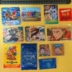 食玩 おまけシール&カード (12種)