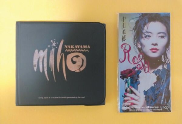 中山美穂 プロモ用CDファイルとRosaシングルCD (未使用)